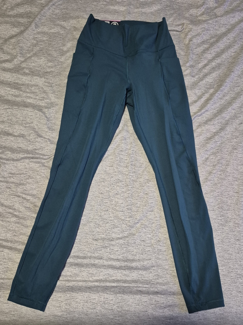 Dark Teal Athletic Leggings